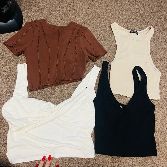 13 piece ZARA REFORMATION bundle size SMALL SPRING 2025 elevated essentials - Picture 7 of 8